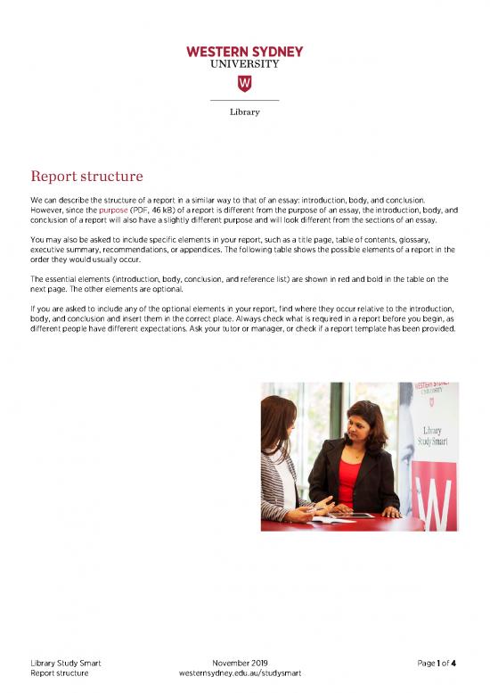 picture Report Pdf 119734 | Report Structure