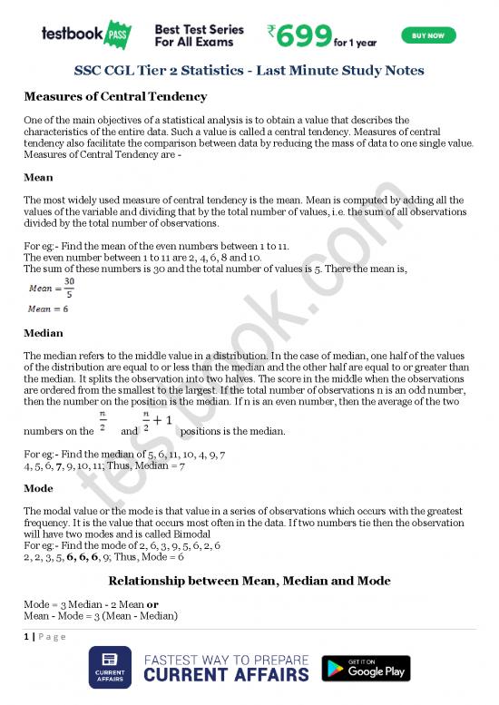 picture Study Pdf 119832 | Ssc Cgl Tier 2 Statistics Last Minute Study Notes D4f0f2cd
