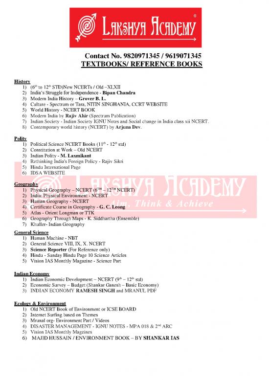 picture Ncert Books Of Social Science 120159 | Upsc Book List New 22