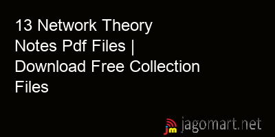 picture 13 Network Theory Notes Pdf Files | Download Free Collection Files