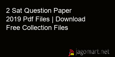 picture 2 Sat Question Paper 2019 Pdf Files | Download Free Collection Files