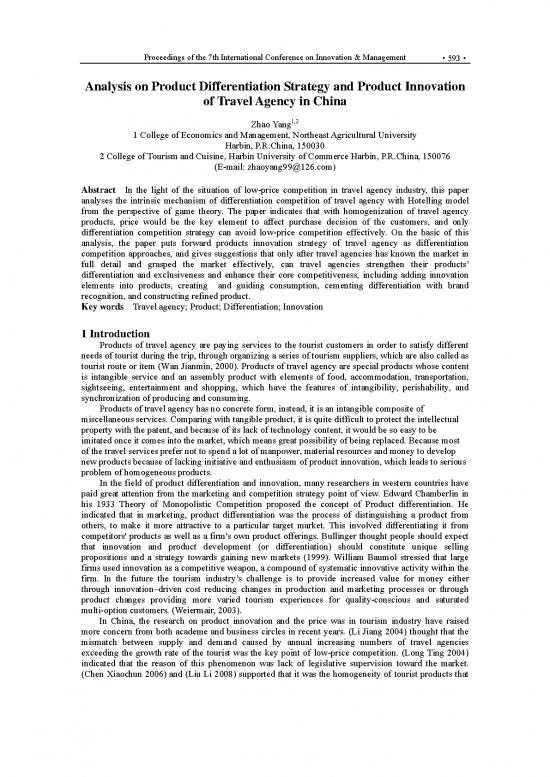 picture Competition Pdf 122735 | 34 Analysis On Product Differentiation Strategy