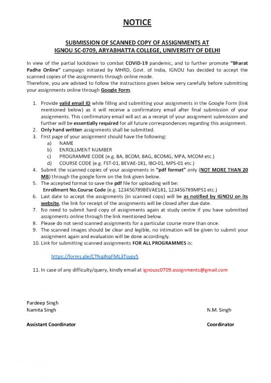picture1_54yysw55npril1q1ky4xcc45ignou Sc0709 Assignment Submission Notice & Link Tee June 2021