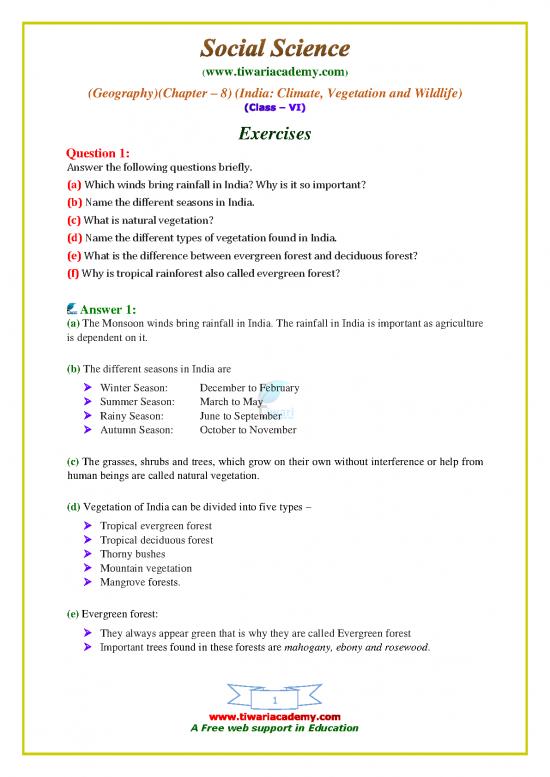 picture1_Forest Pdf 120979 | 6 Geography Ncert Solutions Chapter 8