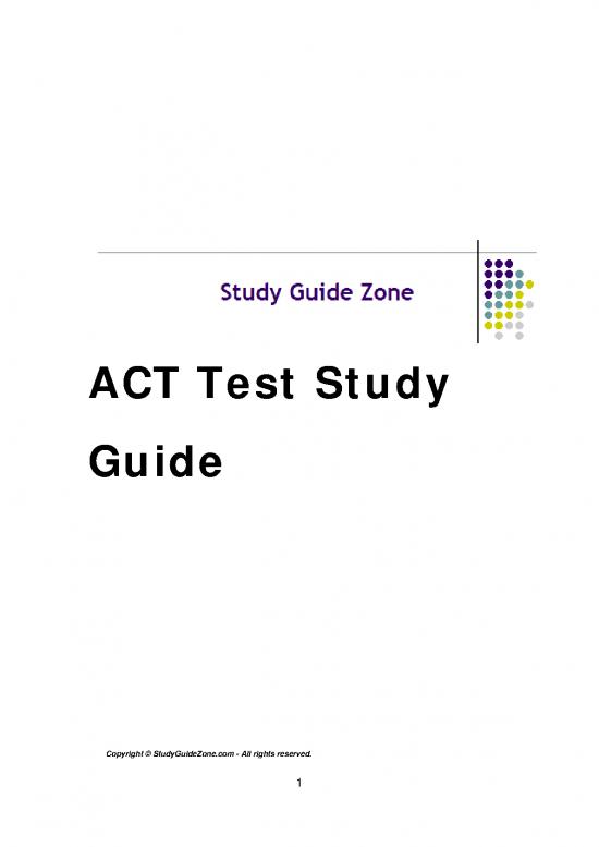 picture_Act Study Guide Pdf 122045 | Actteststudyguide