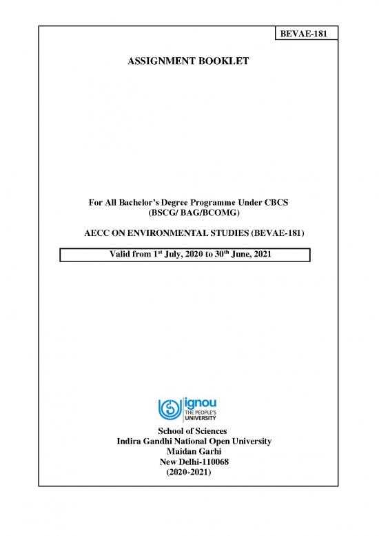 picture Bevae 181 Assignment 2021 Pdf 121629 | Aecc Environmental Studies 2020 21 English