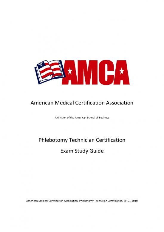 picture_Classroom Pdf 121986 | Amca Study Guide Phlebotomy