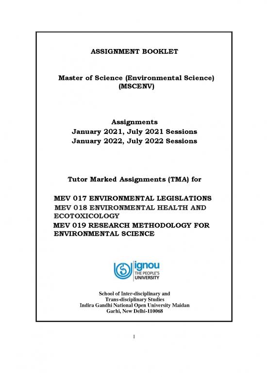 picture_Assignments Booklet Mscenv Semester Iii