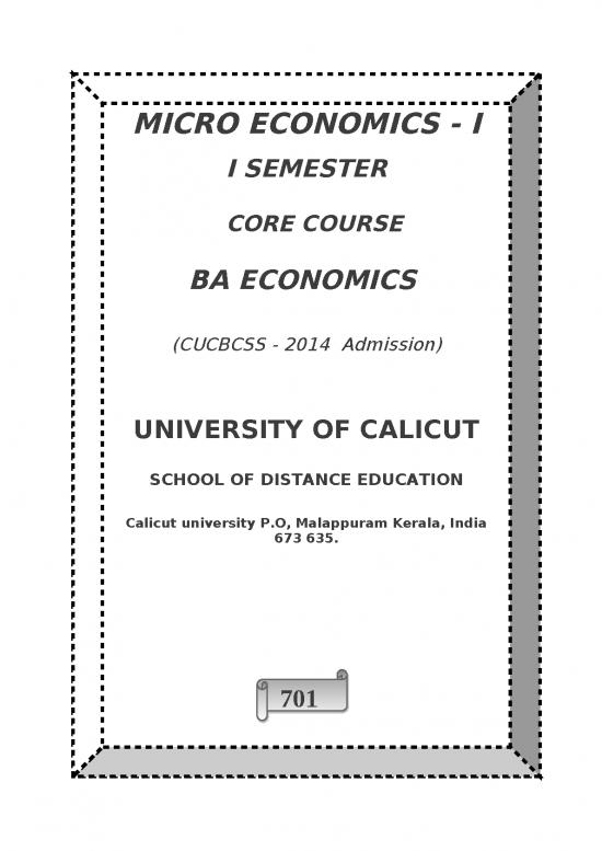 picture_Study Pdf 120373 | Ba Economics  I Sem   Course   Micro Economics   I 2015