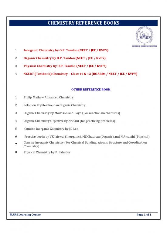 picture_Chemistry Reference Books