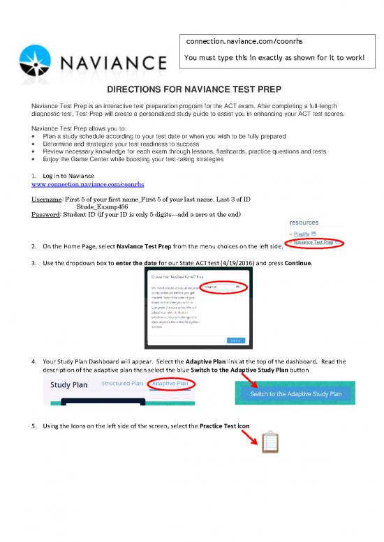 picture_Study Guide Pdf 121652 | Directions For Naviance Test Prep