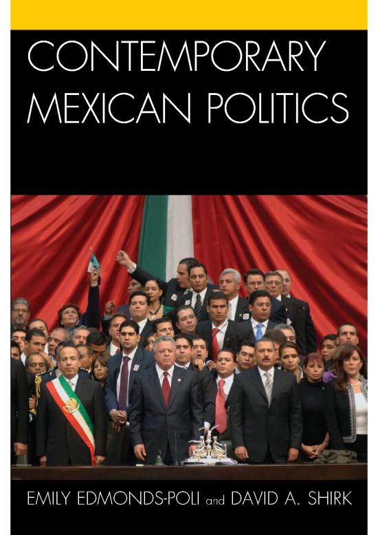 picture_Emily Edmonds Poli And David  Shirk 2009 Contemporary Mexican Politics