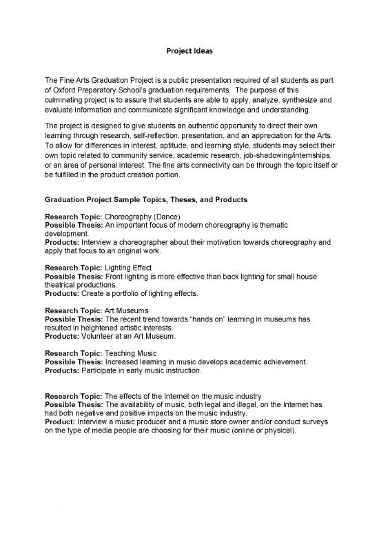picture1_Project Topics Pdf 121976 | Fine Arts Graduation Project Ideas