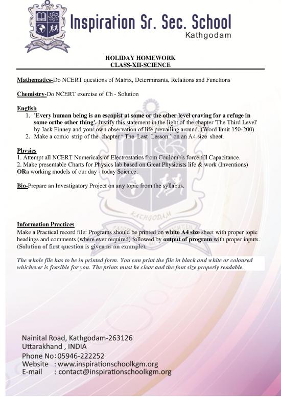 picture1_Determinants Ncert Pdf 121855 | Holidayhomework 53116391059
