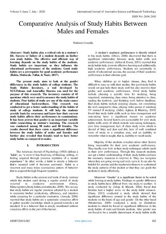 picture_Study Habits Pdf 121285 | Ijisrt20jul062