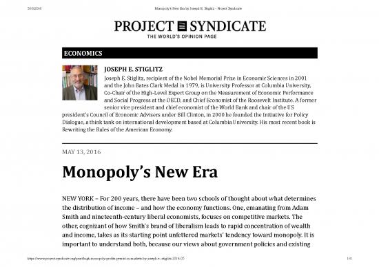 picture_Monopoly Rules Pdf 122407 | Monopoly&rsquo;s New Era By Joseph Stiglitz