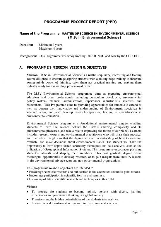 picture1_Ignou Environmental Science Pdf 121894 | Msc Environmental Science