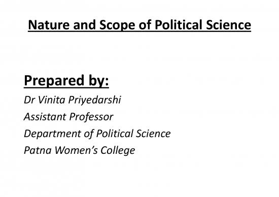 picture_Nature And Scope Of Political Science