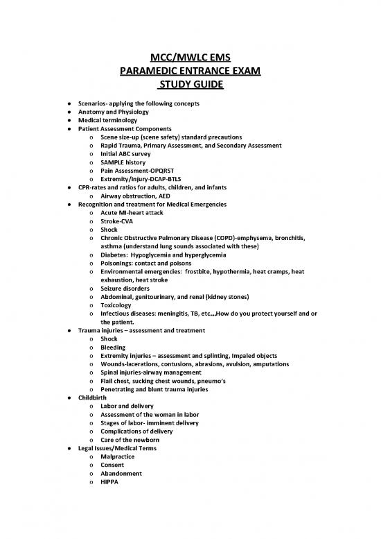 picture_Study Pdf 120857 | Paramedic Entrance Exam Study Guide 2020