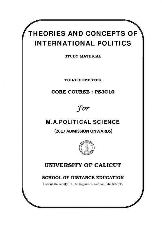 picture1_Slm  I I Pg   Theories And Concepts Of International Politics