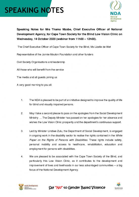 picture1_Nda Notes Pdf 121944 | Speaking Notes For Ctsb Low Vision Clinic Launch