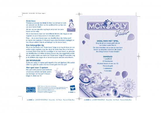 picture_Spelregels Monopoly Junior