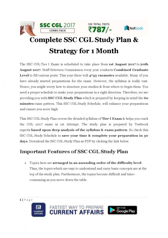 picture1_Study Pdf 120443 | Ssc Cgl Study Plan For Tier I 2017