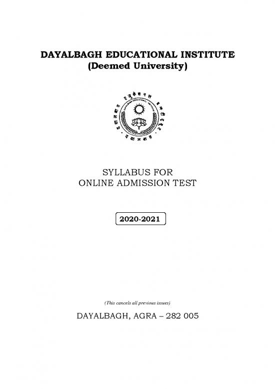 picture1_General Science Pdf 120638 | Syllabus 2020 21