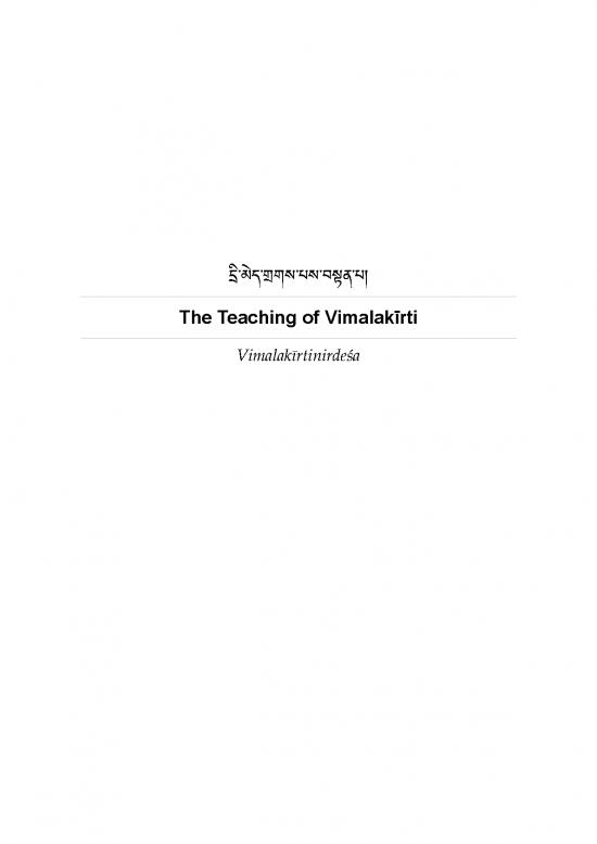 picture1_Vimalakirti Nirdesa Sutra