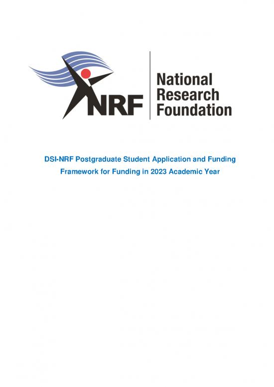 picture Free Financial Flyer Templates 11217 | Dsi Nrf Postgraduate Scholarship Framework For 2023 Funding 26 April 2022 Final | Beasiswa 2023