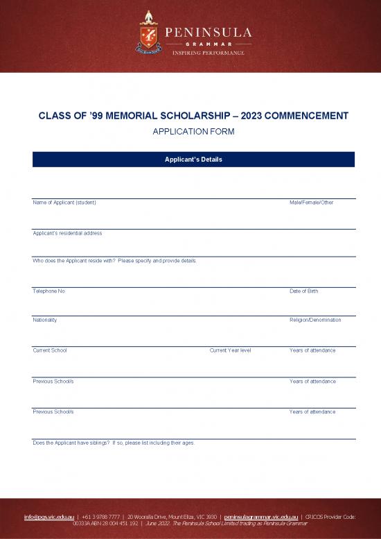 picture1_Application Format Pdf 11221 | Memorial99 Scholarship Application Form June 2022 | Beasiswa 2023