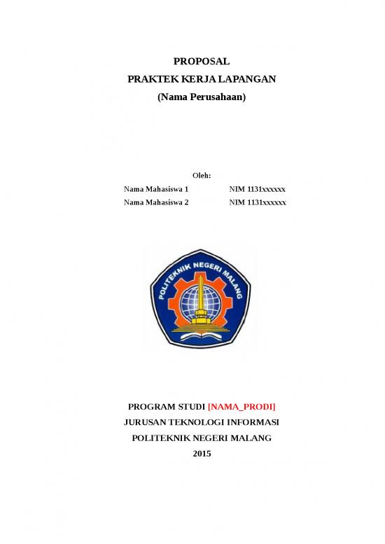 picture Contoh Proposal Pkl 11322 | Format Proposal Pkl D3 Mi | Proposal File
