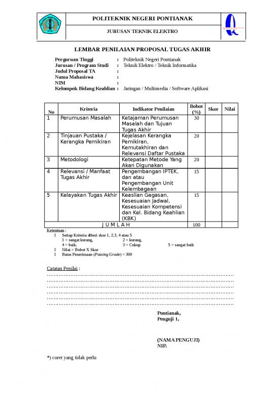 picture Metodologi Dan Metode 11402 | Form Ta  Lembar Penilaian Proposal Ta Prodi Teknik Informatika | Proposal File