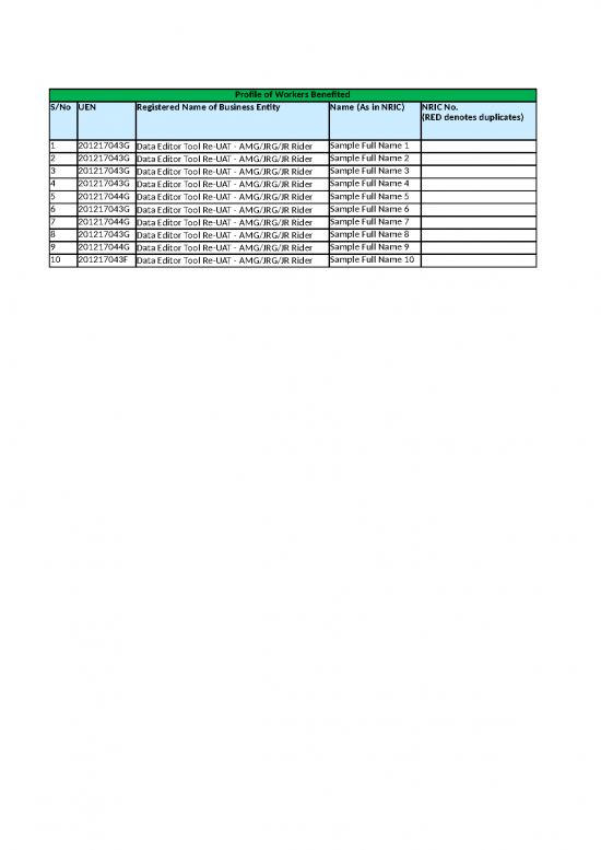 picture_Business Spread Sheet 11474 | Workerslist Amg Jrg 2 | Sample Application