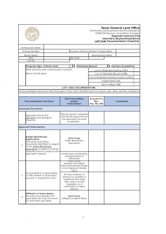 picture Checklist Template Excel Free Download 11523 | Activity File Left Side Checklist | Sample Application