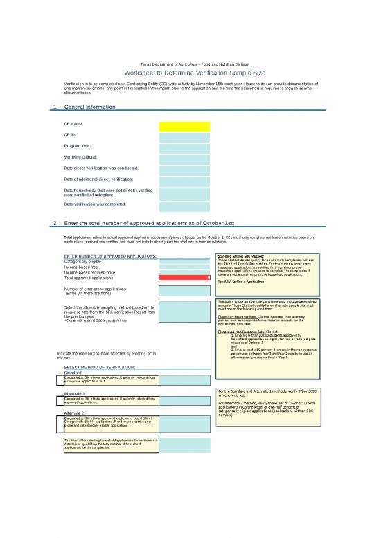 picture1_Excel Spreadsheet Calculations 11533 | Tda Sample Method Worksheet For Verification | Sample Application