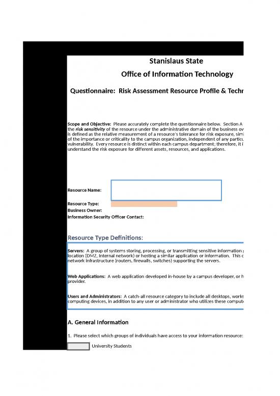 picture1_Excel Sheet Download 11575 | Risk Assessment Questionnaire | Sample Application