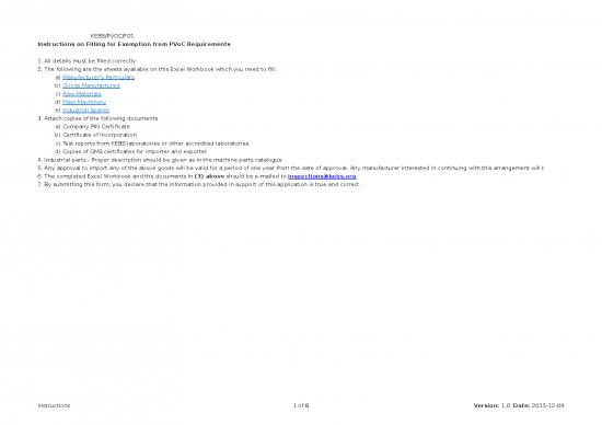 picture1_Excel Sheet Download 11636 | Manufacturers Applications Form For Pvoc Exemption | Sample Application
