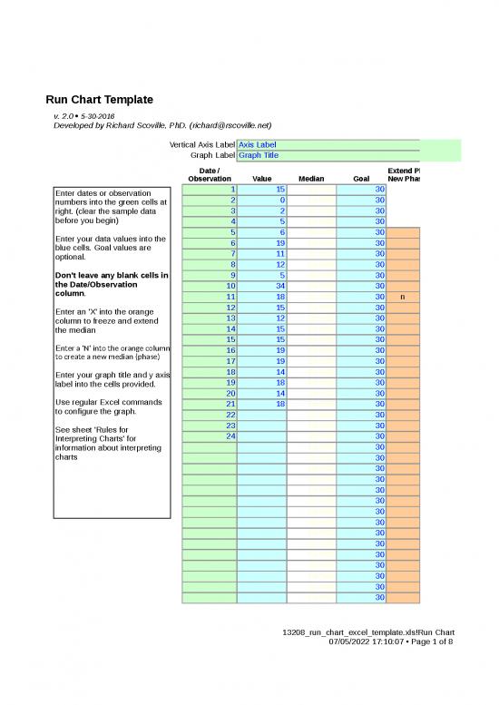 picture1_Excel Sheet Download 11691 | Run Chart Excel Template | Sample Application