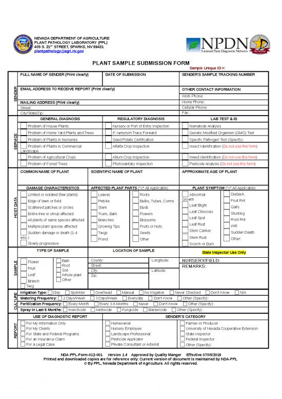 picture1_Certification Format Word 11715 | Plant Sample Submission Form (word) | Sample Submission