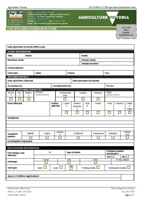 picture_Business Spread Sheet 11717 | Chs Specimen Submission Form | Sample Submission