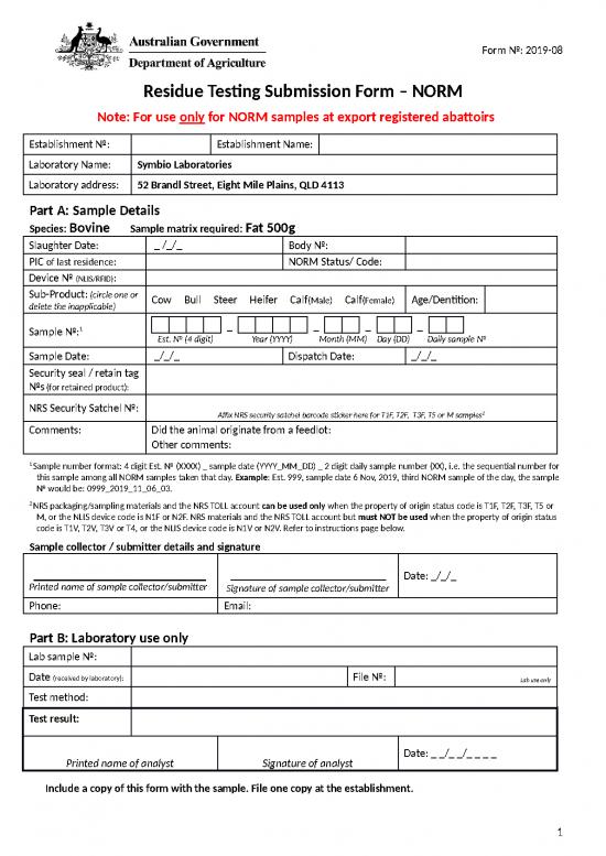 picture1_Residue Testing Submission Form Norm | Sample Submission