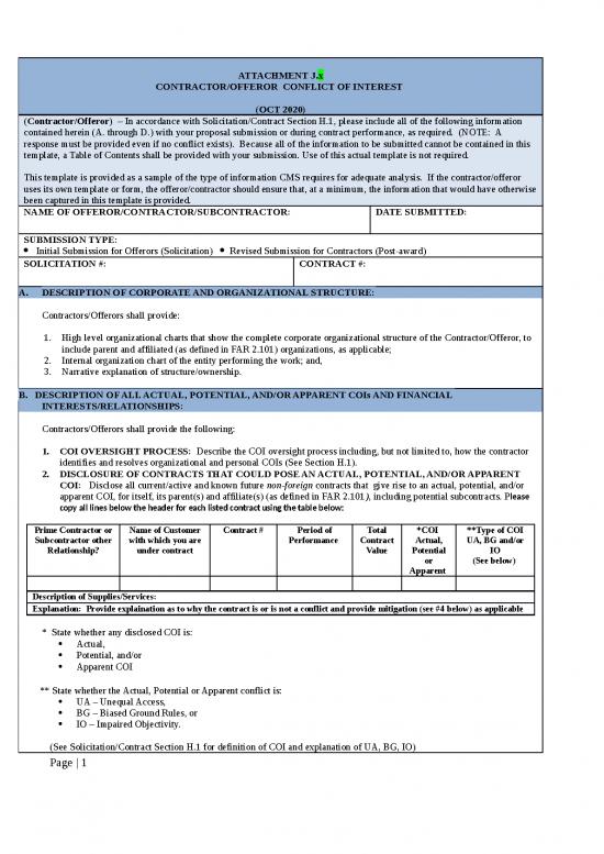 picture_Ms Word Award Template 11871 | Attachment (6)  Contractor Offeror Coi Submission Template | Sample Submission