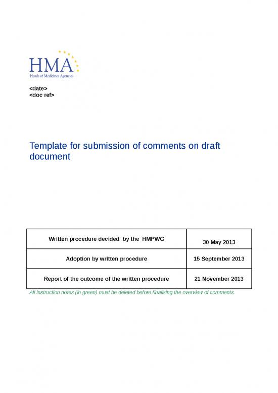 picture_Ms Word Report Templates Free Download 11909 | 2013 11 Hmpwg Template Sub Comments | Sample Submission