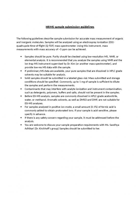 picture_Hrms Sample Submission Guidelines | Sample Submission