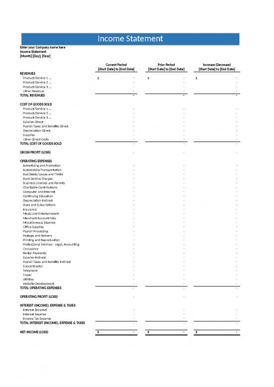 picture1_Excel Sheet Download 12094 | Income Statement Template | Business Form Tools