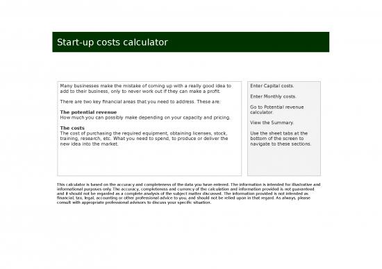 picture1_Excel Sheet Download 12106 | Start Up Costs | Business Form Tools