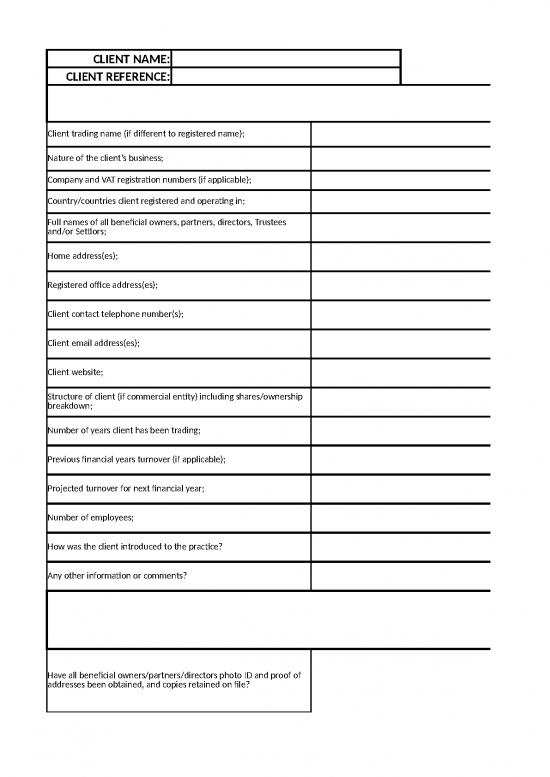 picture_Excel Sheet Download 12121 | Acca Client Risk Assessment Tool And Kyc Form 0621 | Business Form Tools