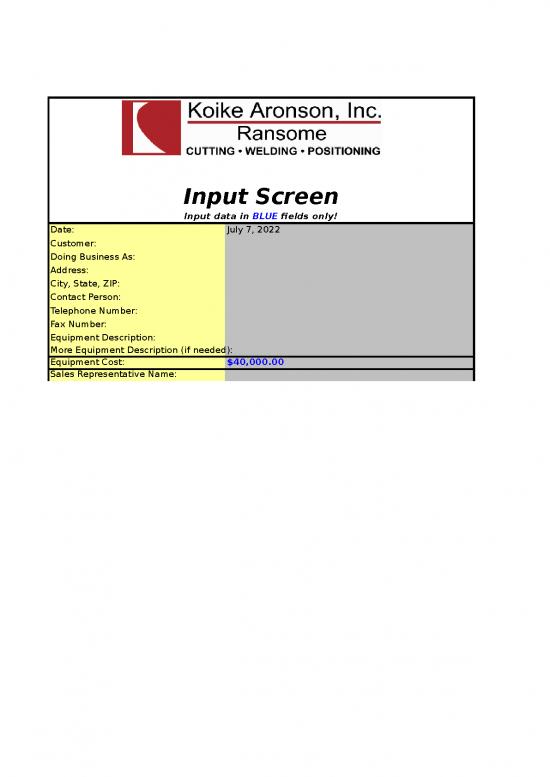 picture Business Leaflet Template Free 12202 | Koike Aronson Quote Tool   Dec 2013 | Business Form Tools