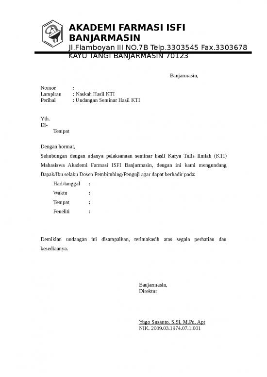 picture Lampiran Karya Ilmiah 12315 | Undangan Seminar Hasil | File Undangan